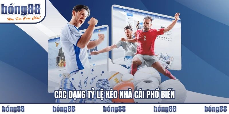 Các dạng tỷ lệ kèo nhà cái phổ biến
